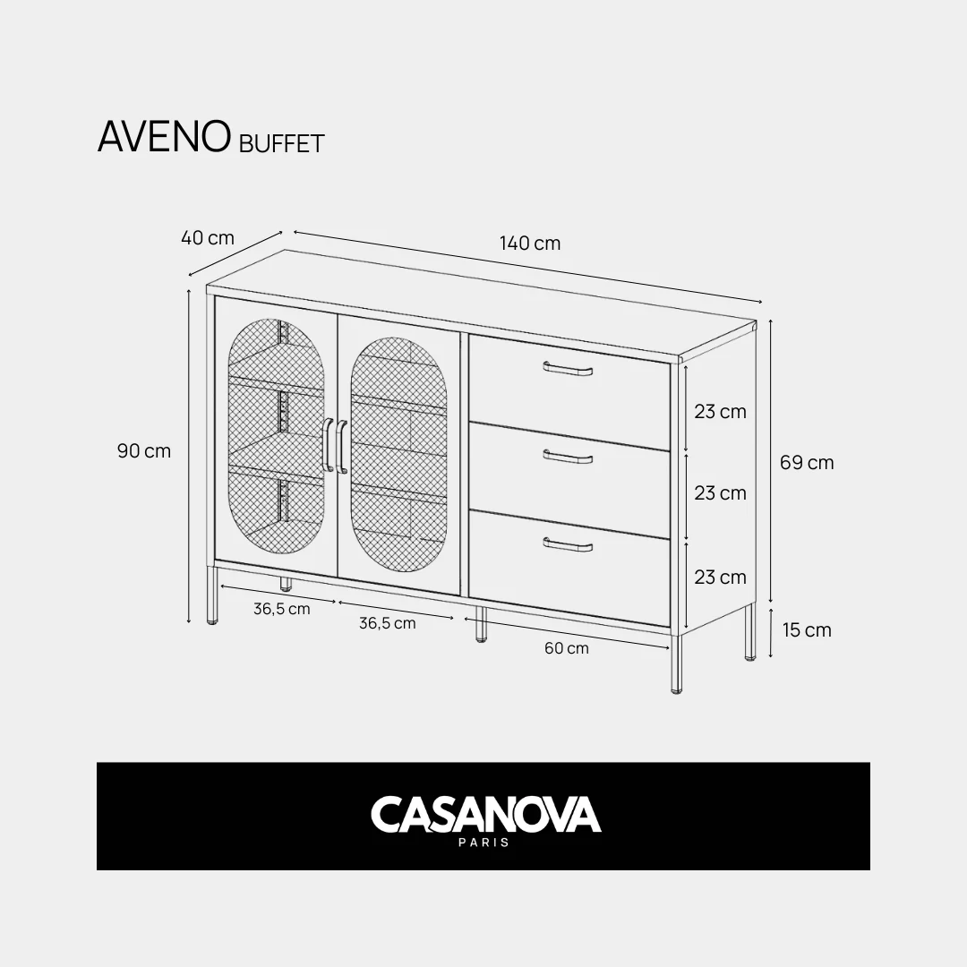 AVENO - Ensemble Buffet & TV - Image 30