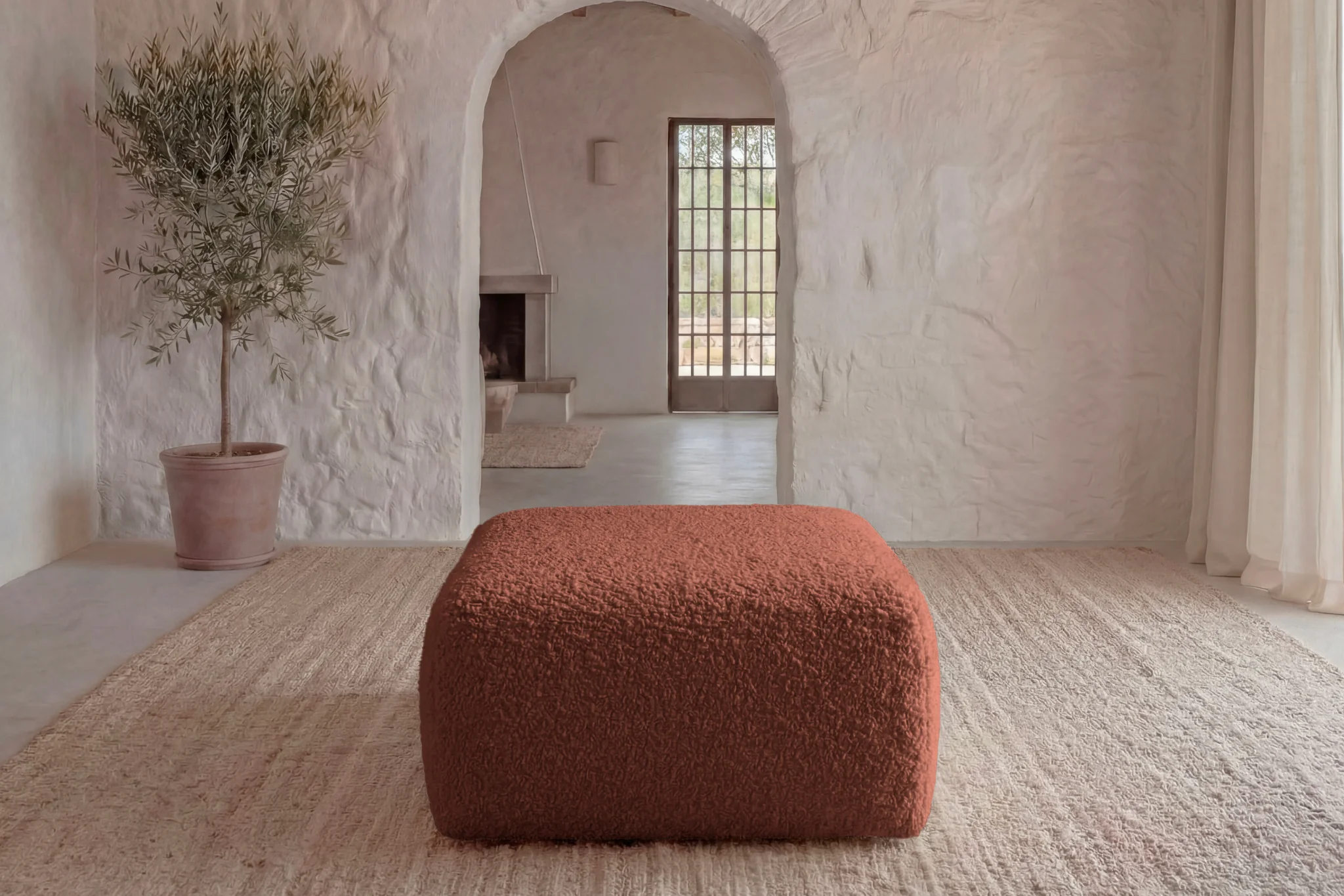 ELIO POUF - Tissu bouclette - Image 26