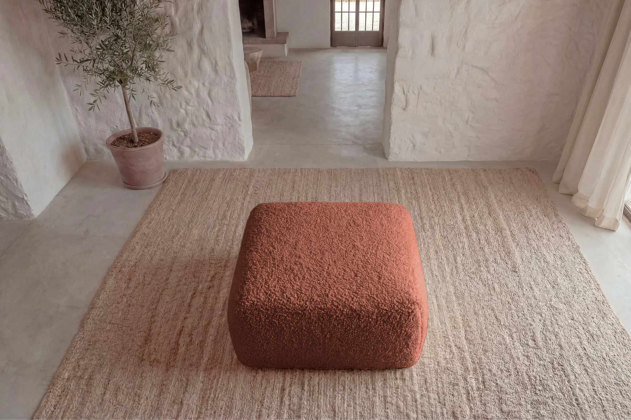 ELIO POUF - Tissu bouclette - Image 28