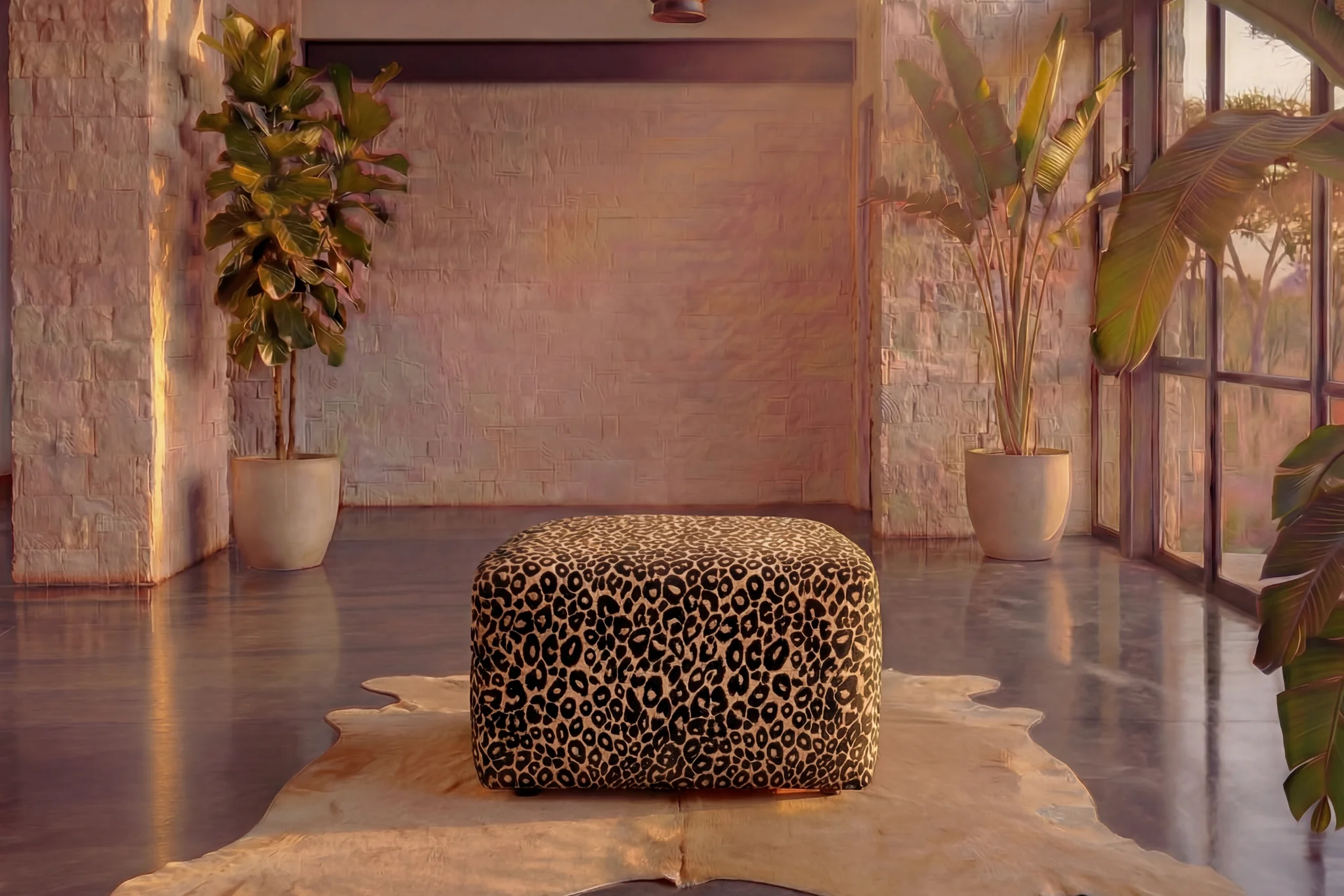 ELIO POUF - Tissu sauvage - Image 30
