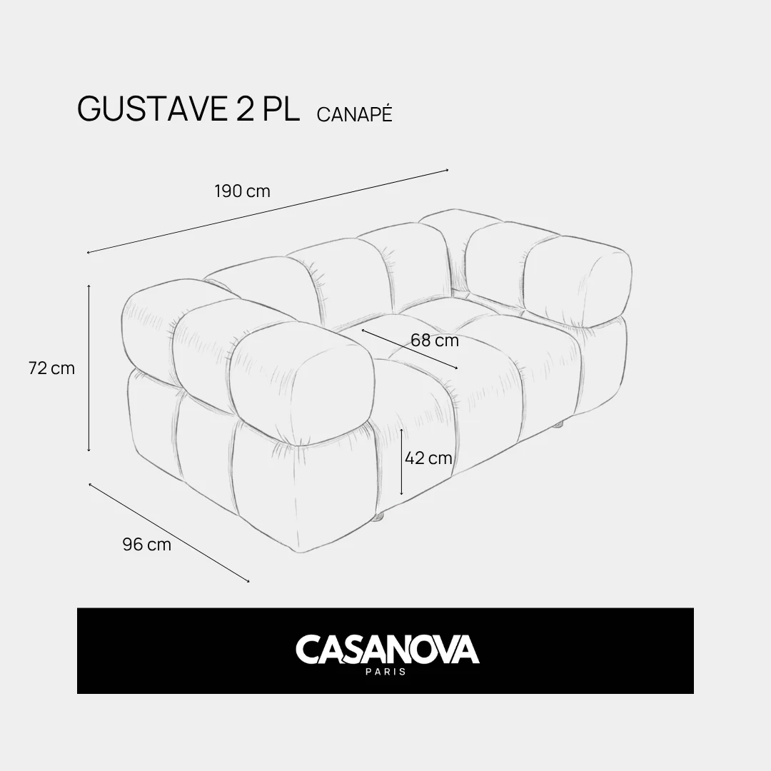 GUSTAVE 2 PL - Tissu chenille - Image 21