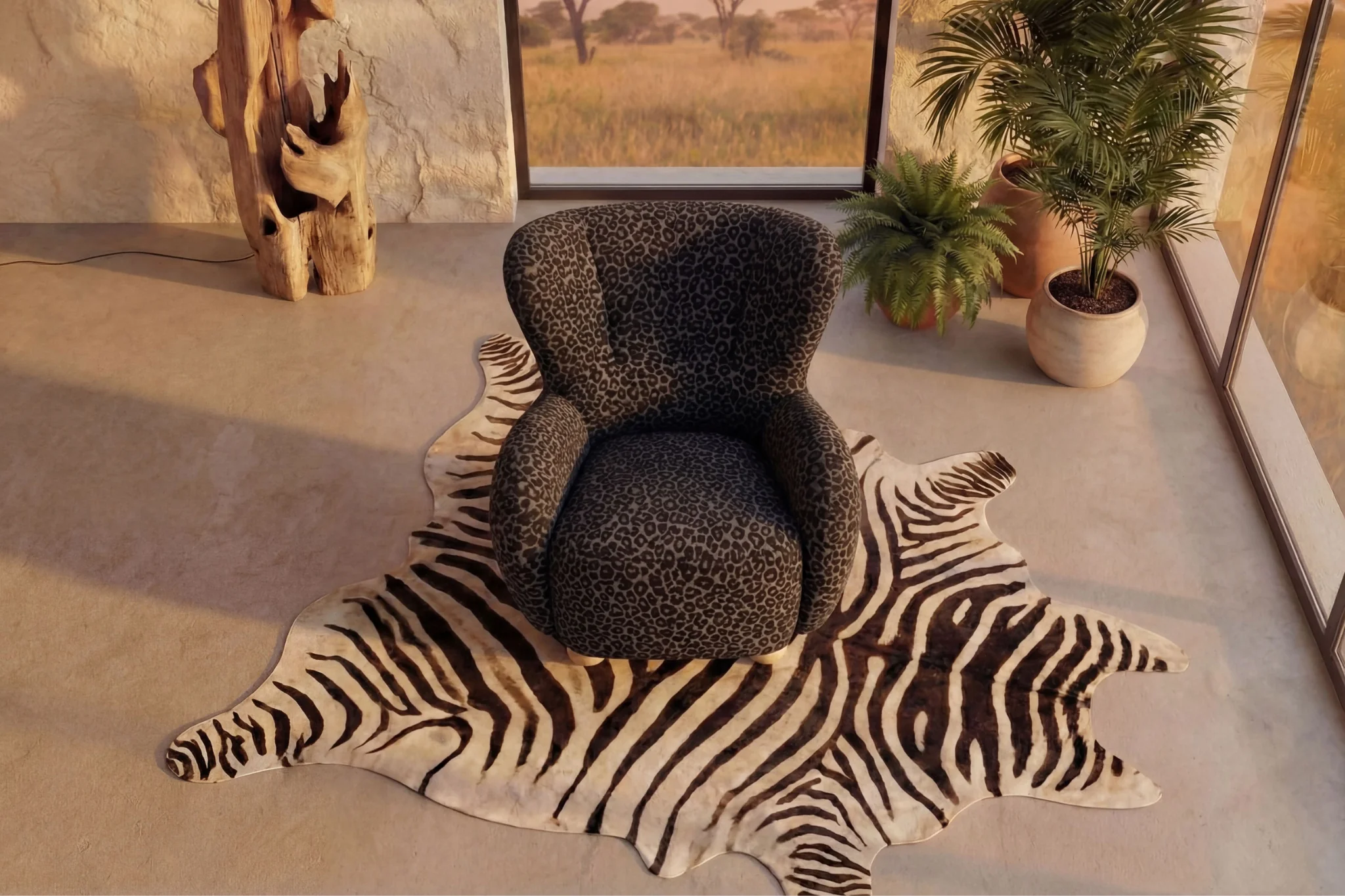 LILI Fauteuil -  Tissu sauvage - Image 3
