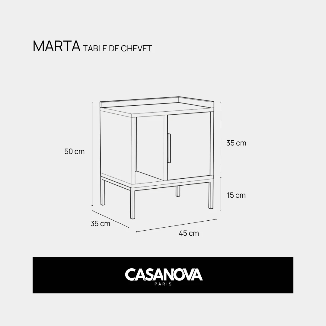 MARTA - TABLE DE CHEVET - Image 7