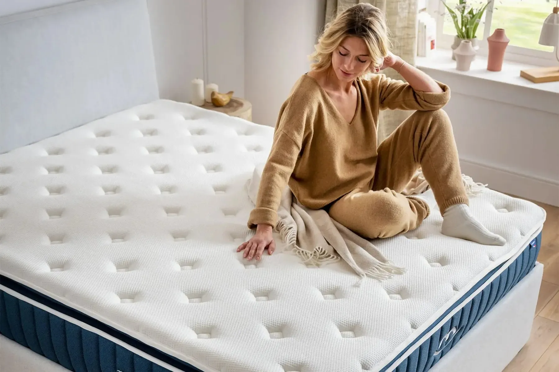 Matelas hybride luxe Victoria - mémoire de forme - 30cm - Image 7