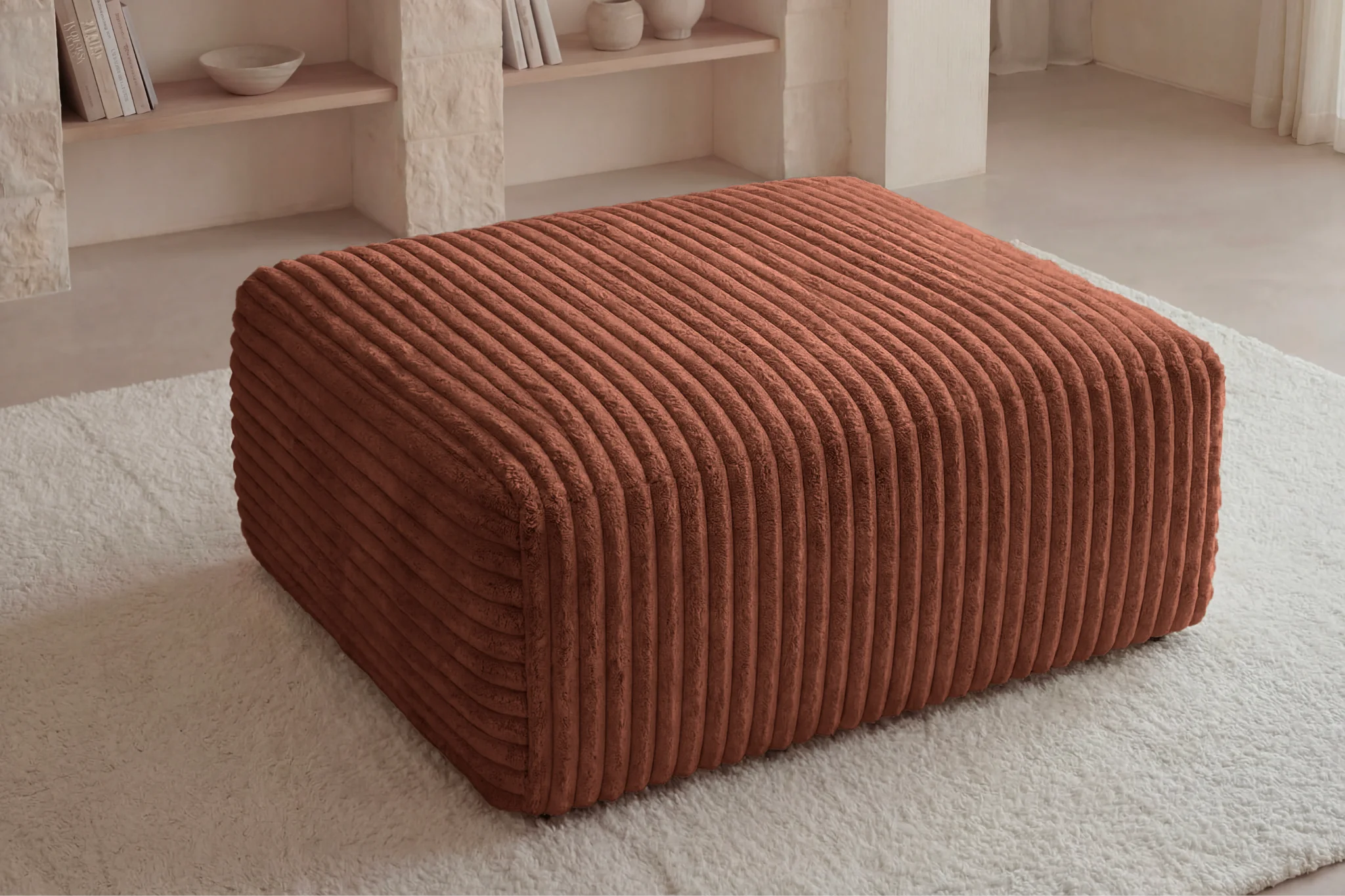 OLYMPE POUF - Gros velours côtelé - Image 45