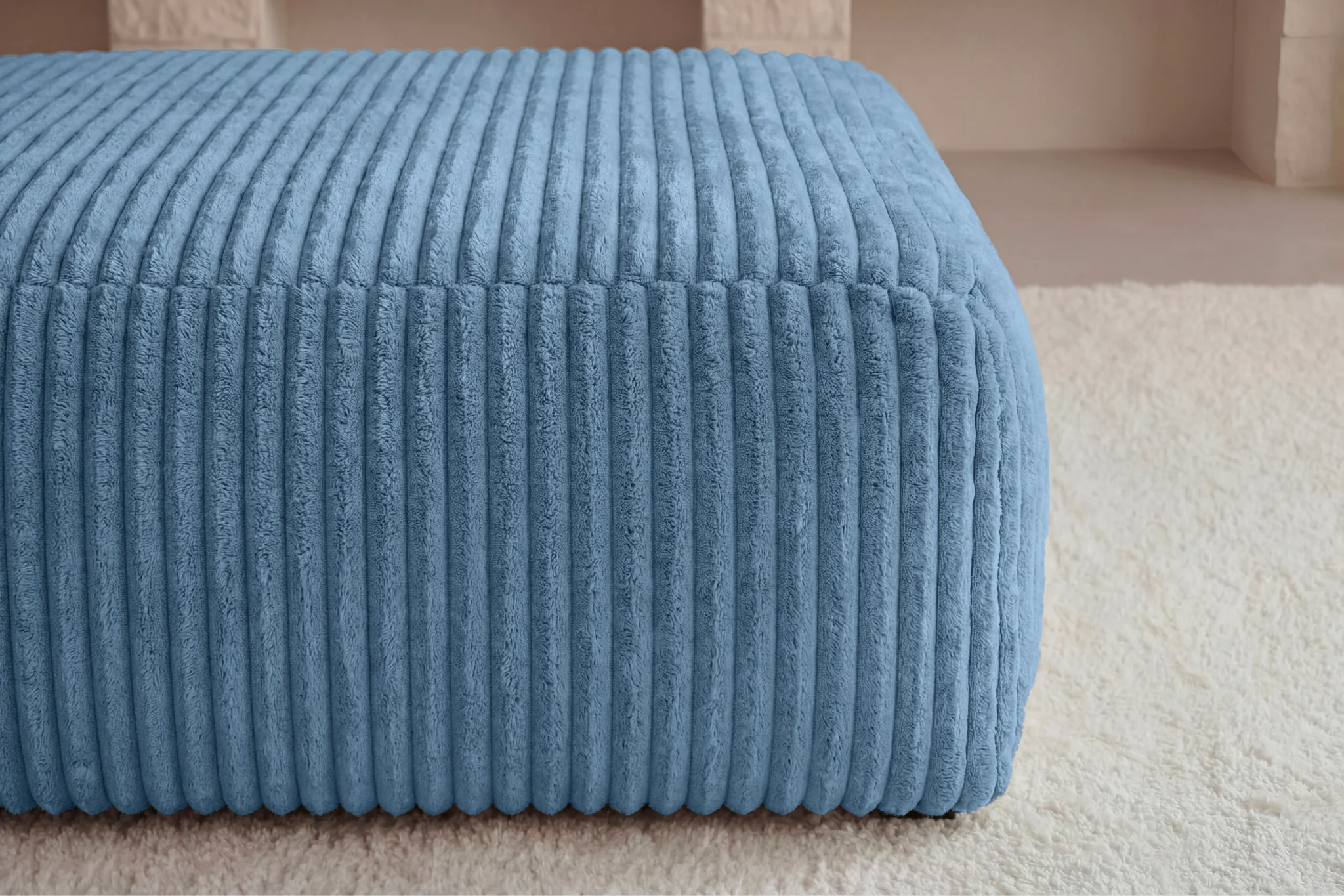 OLYMPE POUF - Gros velours côtelé - Image 8