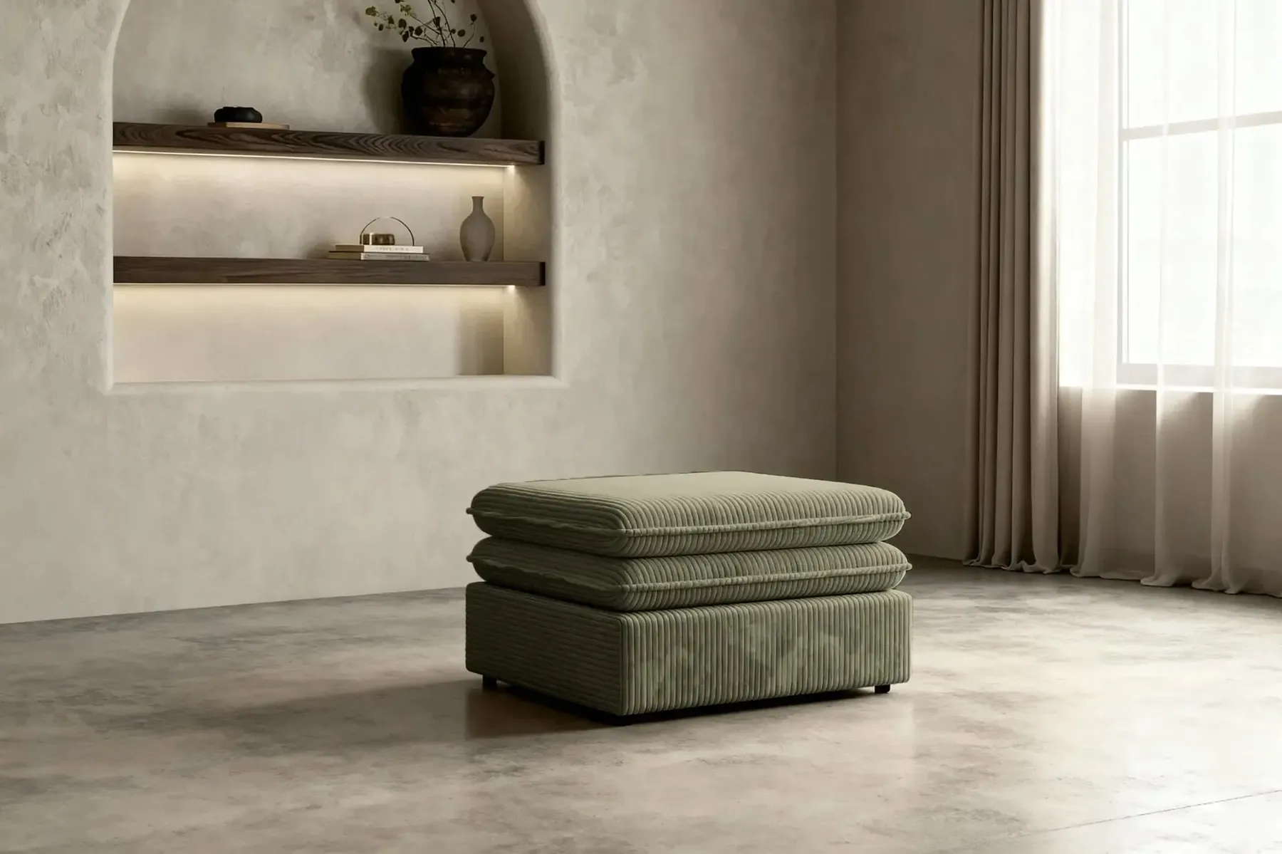 OSCAR POUF - Velours côtelé - Image 29
