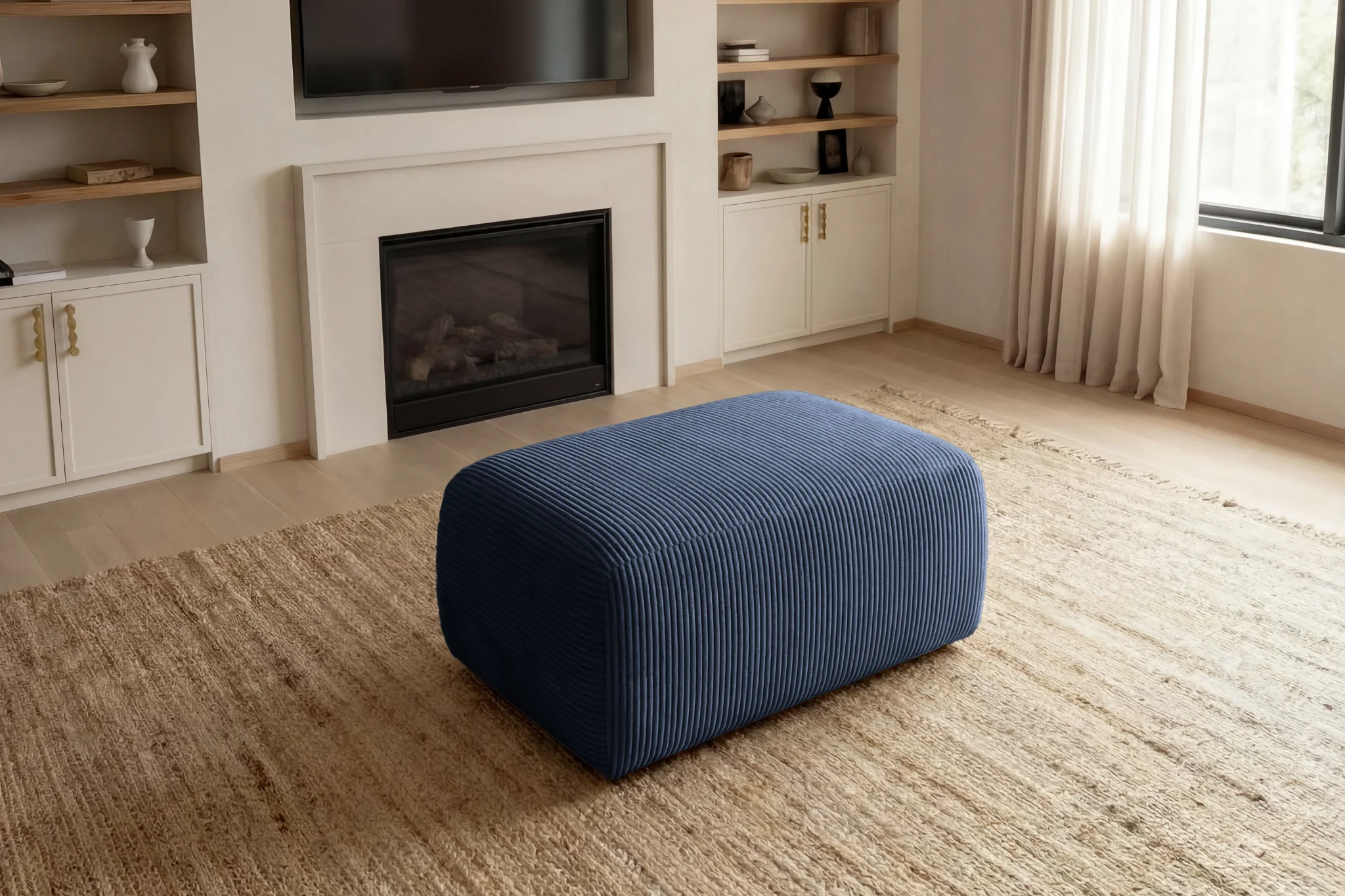 SACHA POUF - Petit velours côtelé - Image 8